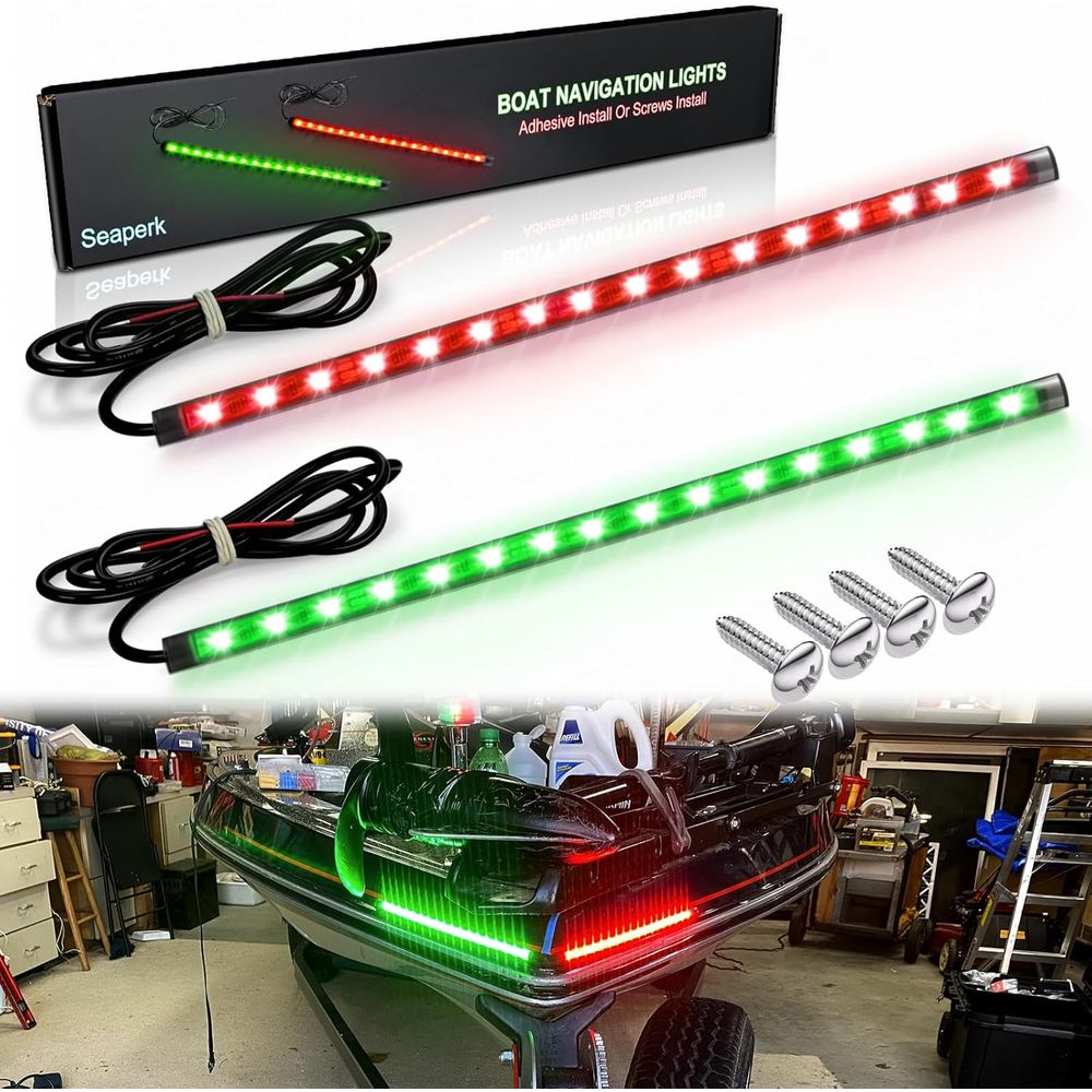 Fishing Boat Navigation Light - Marine LED Navigation Lights - Red