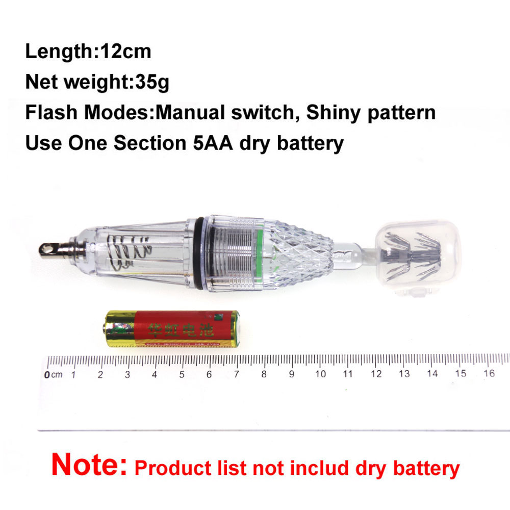 1pc 12cm 17cm 5AA Battery LED  - Fishing Boat Navigation Light recension och pris