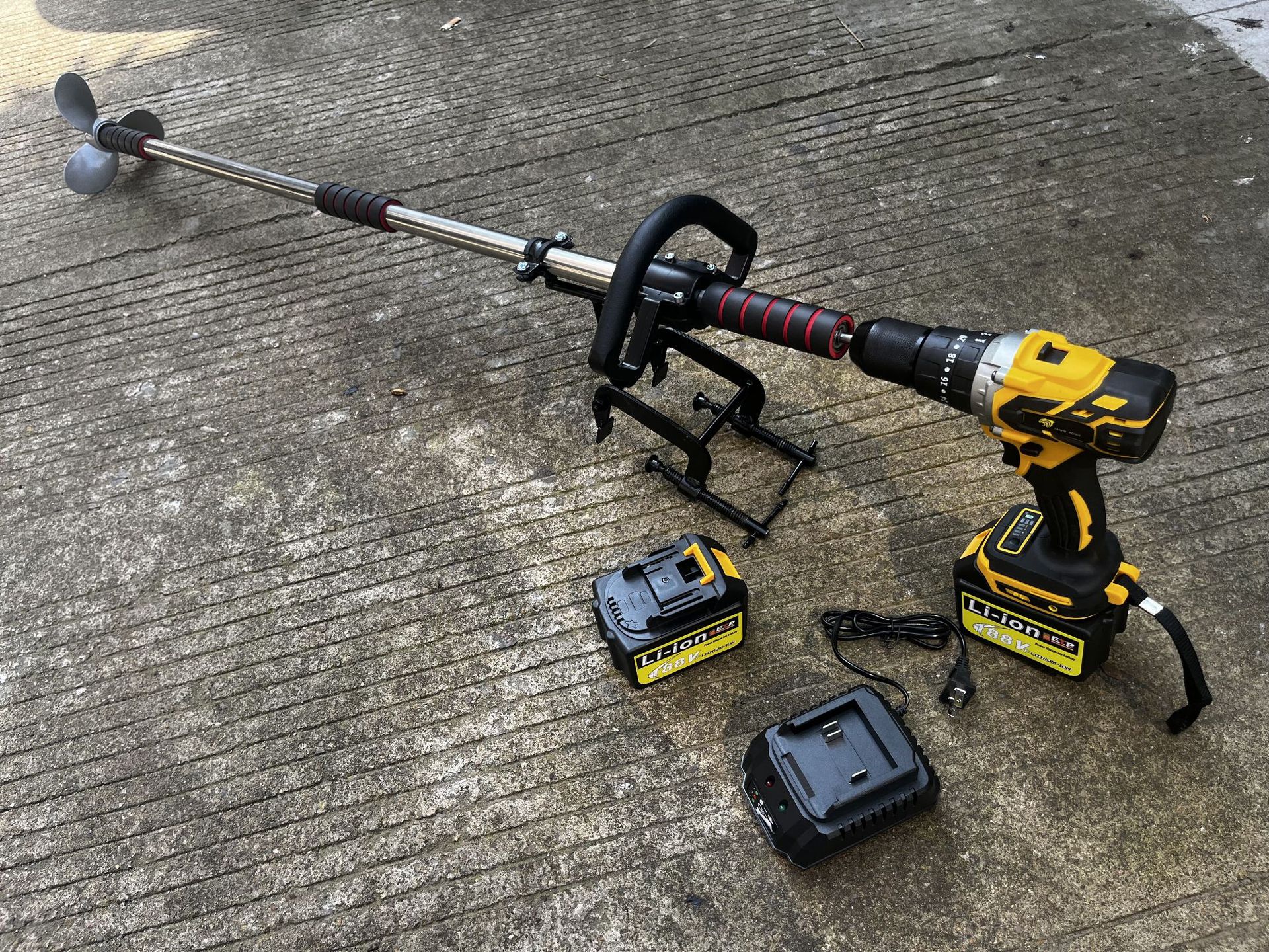 Electric Drill Manual Propelle - Fishing Boat Outboard Motor recension och pris