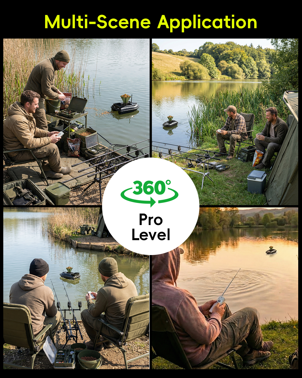 360° Rotating Bait Dispenser & - Fishing Boat Trailer recension och pris