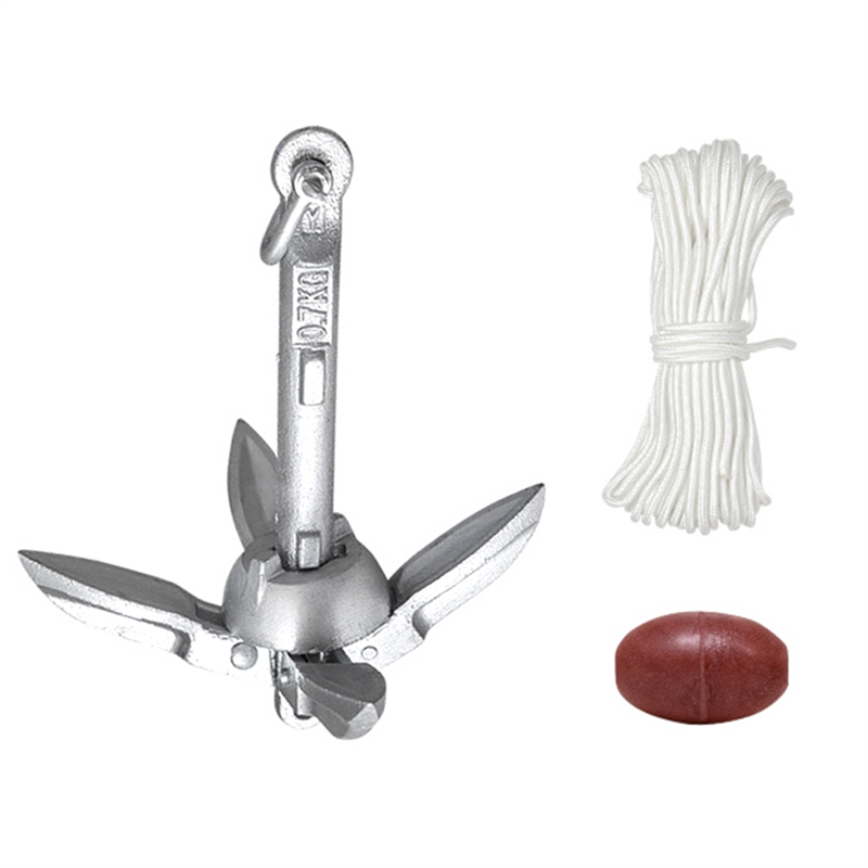 AB56-0.7KG Steel Folding Water - Fishing Boat Anchor recension och pris
