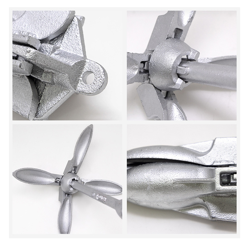 AB56-0.7KG Steel Folding Water - Fishing Boat Anchor recension och pris