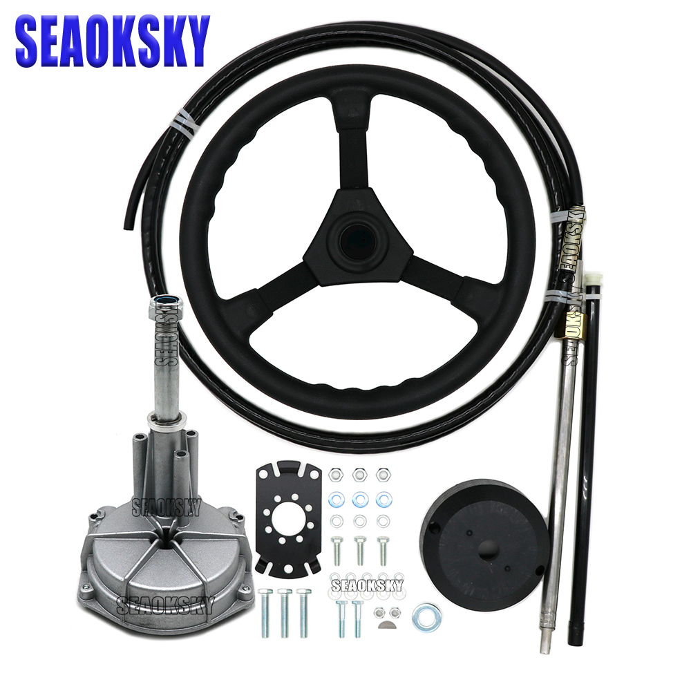 Outboard Boat Steering System  - Fishing Boat Steering Wheel recension och pris