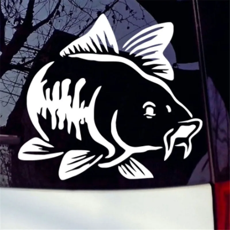 Car Sticker Cartoon Carp Fishi - Fishing Boat Oar recension och pris