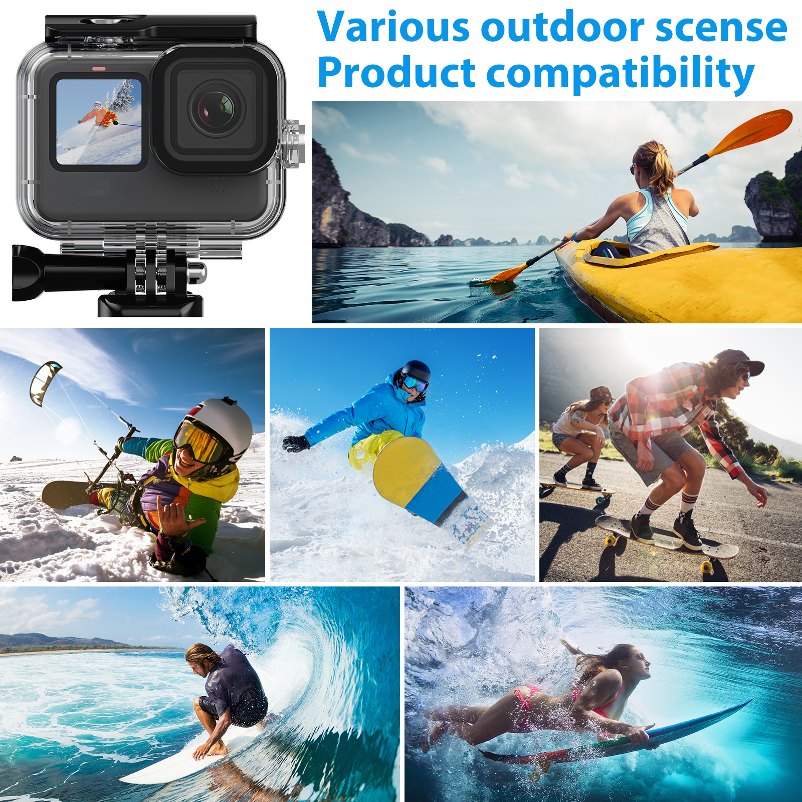 Action Camera Accessories For  - Fishing Boat Cover recension och pris