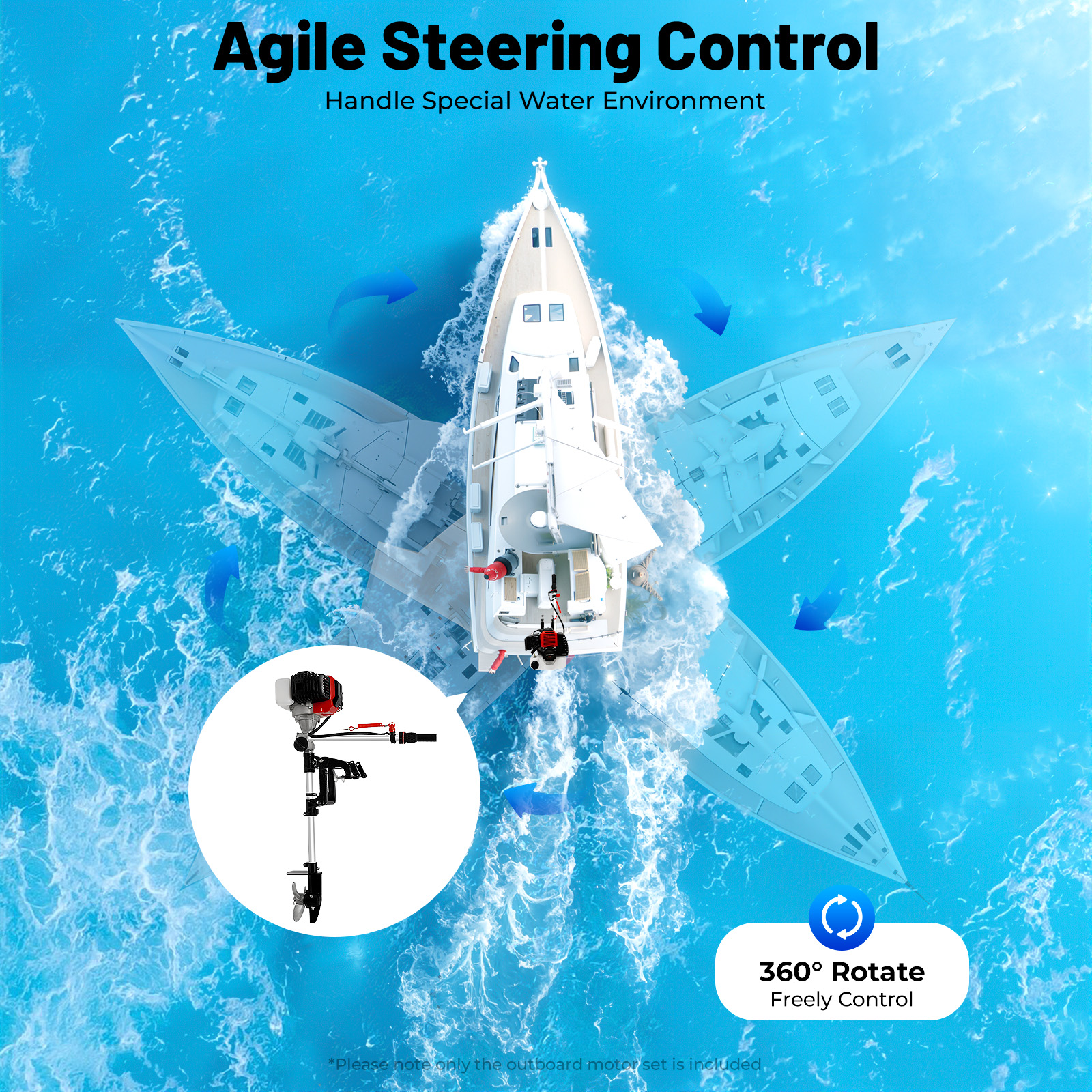 Shunyu 2.3Horsepower Two-strok - Fishing Boat Outboard Motor recension och pris