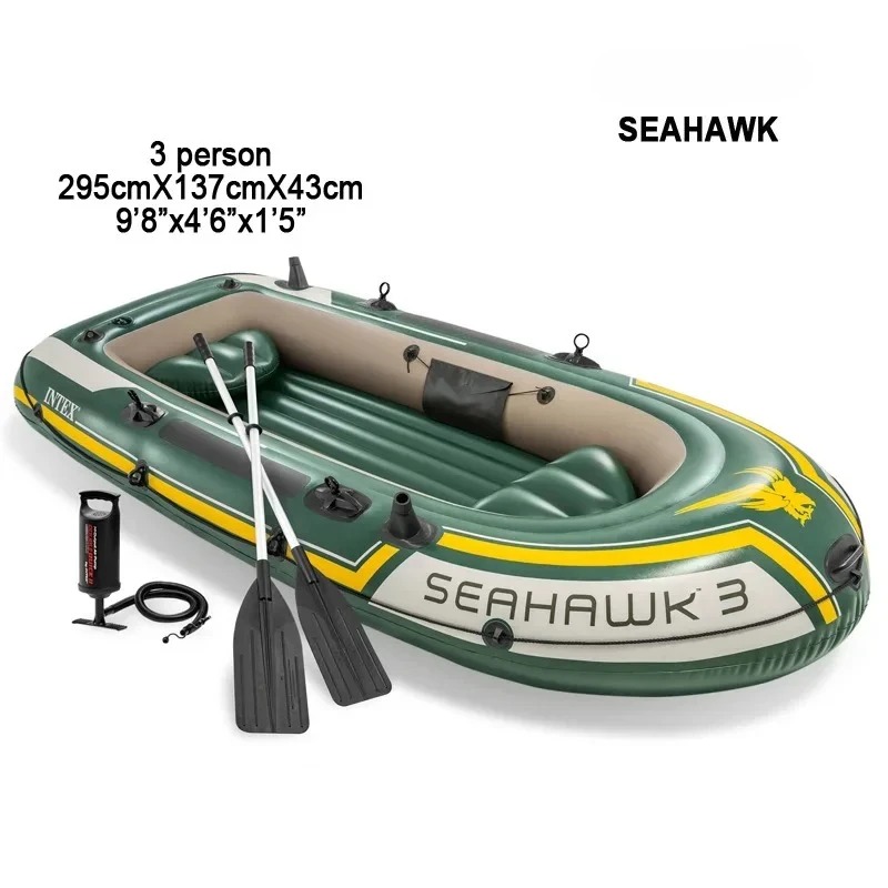 295*137*43cm 3 Person Inflatab - Fishing Boat Paddle recension och pris