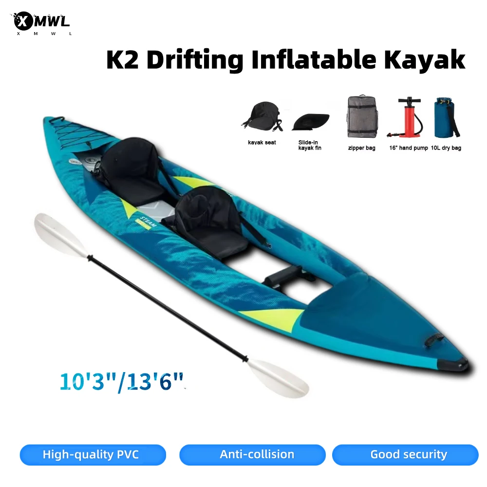 Canoe Kayak Inflatable Boat 1- - Fishing Boat Trailer recension och pris