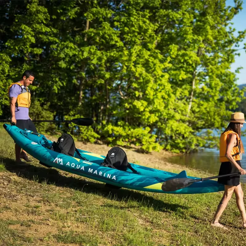 Canoe Kayak Inflatable Boat 1- - Fishing Boat Trailer recension och pris