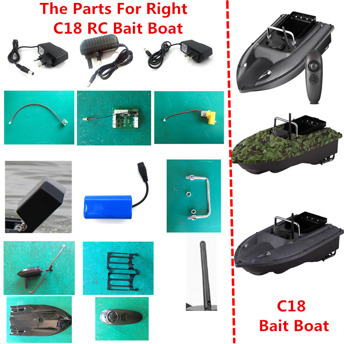 C18 Remote Control RC Fish Fin - Fishing Boat Cover recension och pris