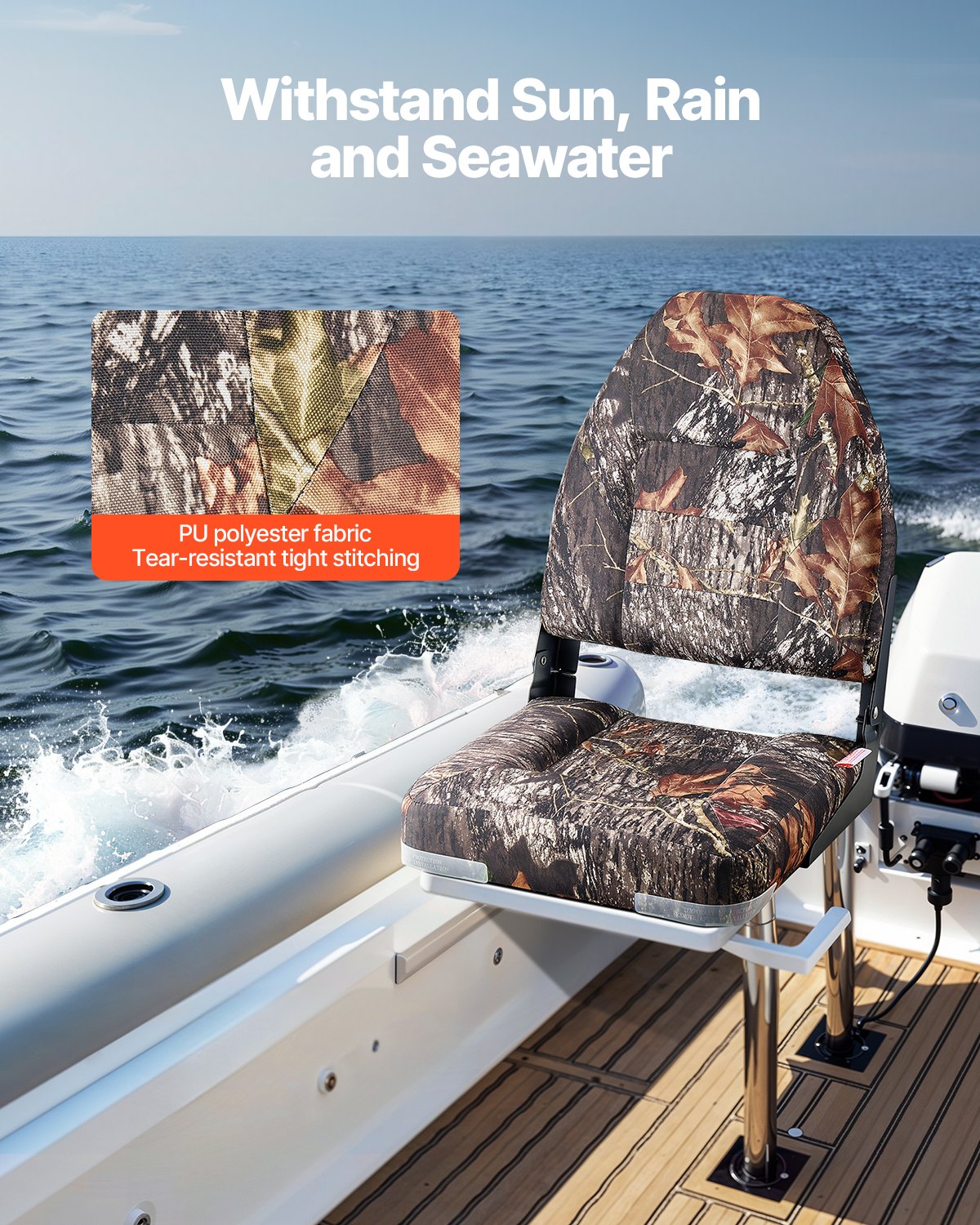Boat Seat, High Backrest, Fold - Fishing Boat Seat recension och pris