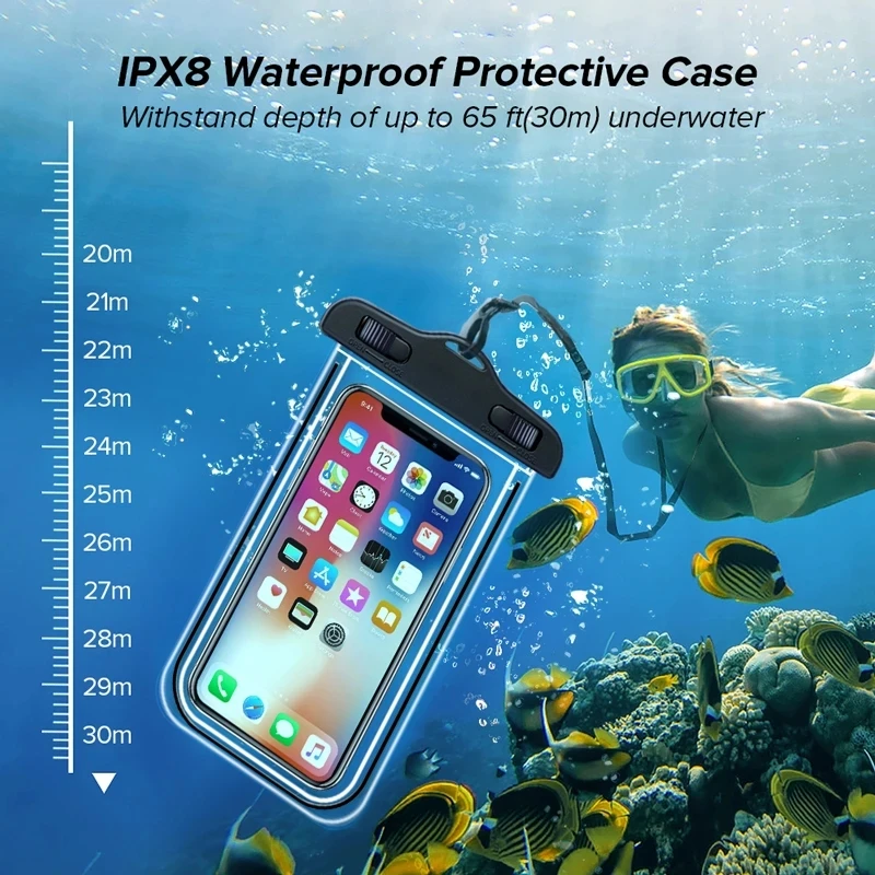Waterproof Phone Case Swimming - Fishing Boat Cover recension och pris