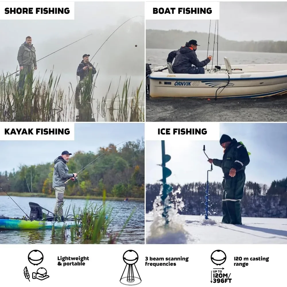 A  Chirp 2 Sonar Fish Finder - - Fishing Boat Depth Finder recension och pris