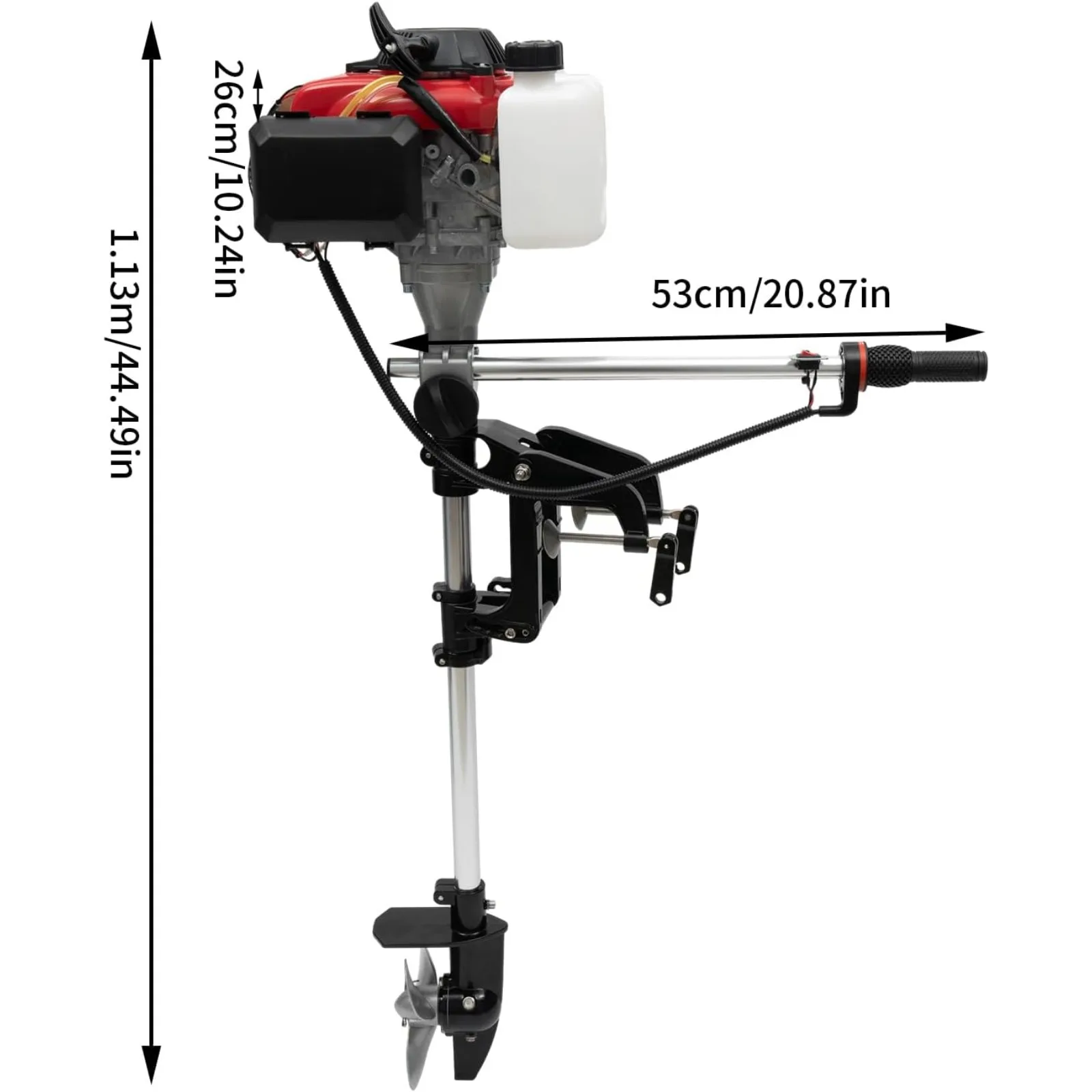 4-Stroke 4HP Boat Outboard Mot - Fishing Boat Outboard Motor recension och pris
