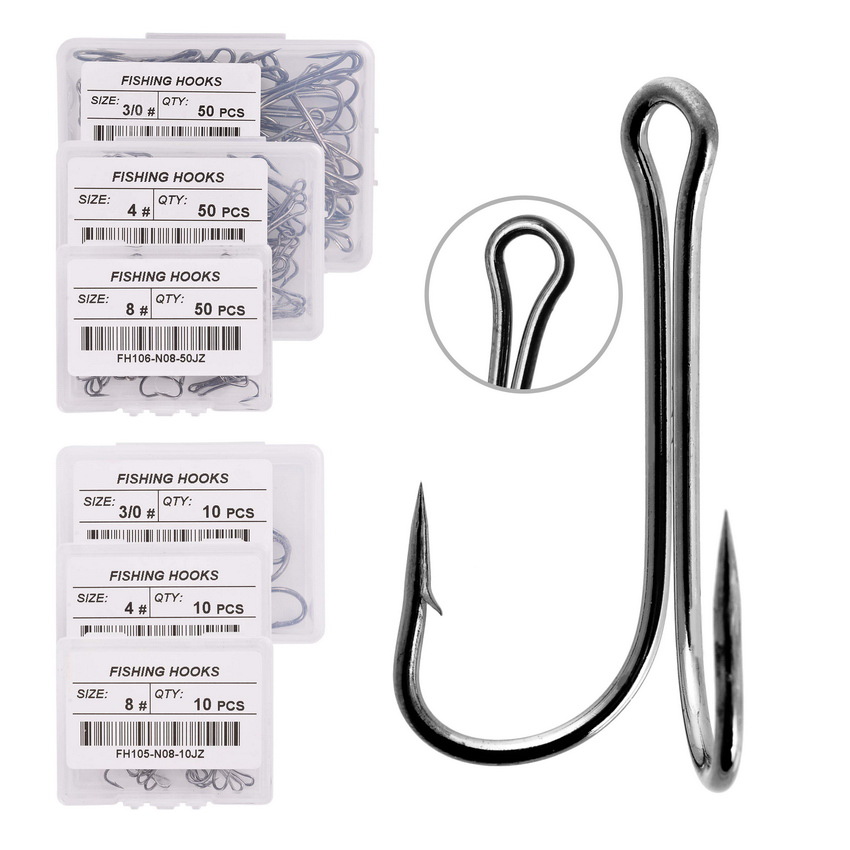 10pcs/box Duple Hooks Set Lure - Fishing Boat Anchor recension och pris