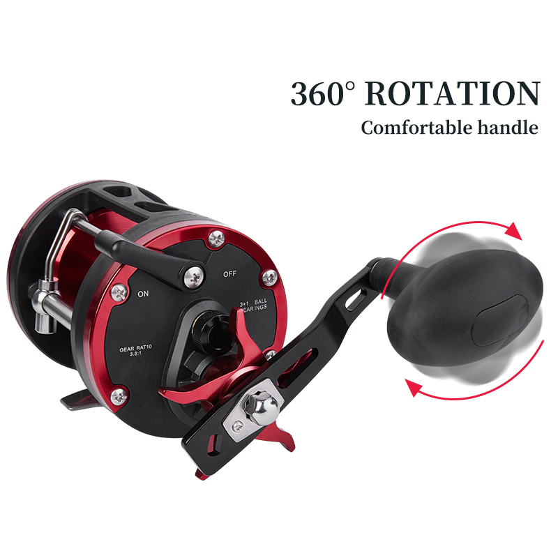 BILLINGS Trolling Drum Reel 33 - Fishing Boat Steering Wheel recension och pris