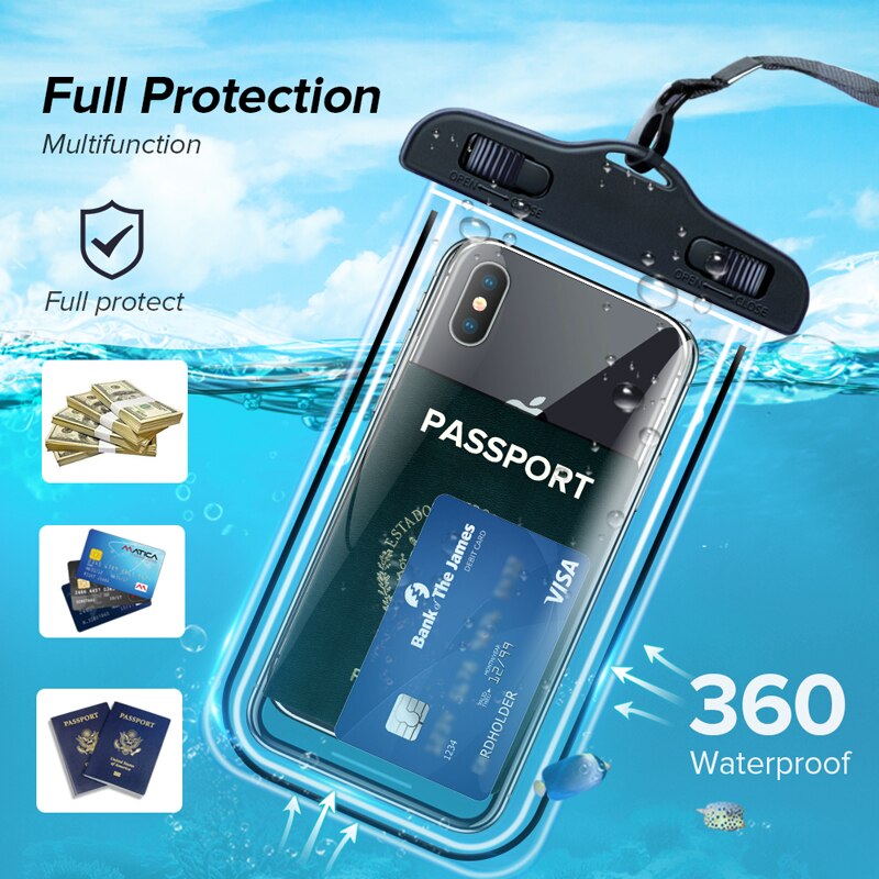 IP68 Universal Waterproof Phon - Fishing Boat Cover recension och pris