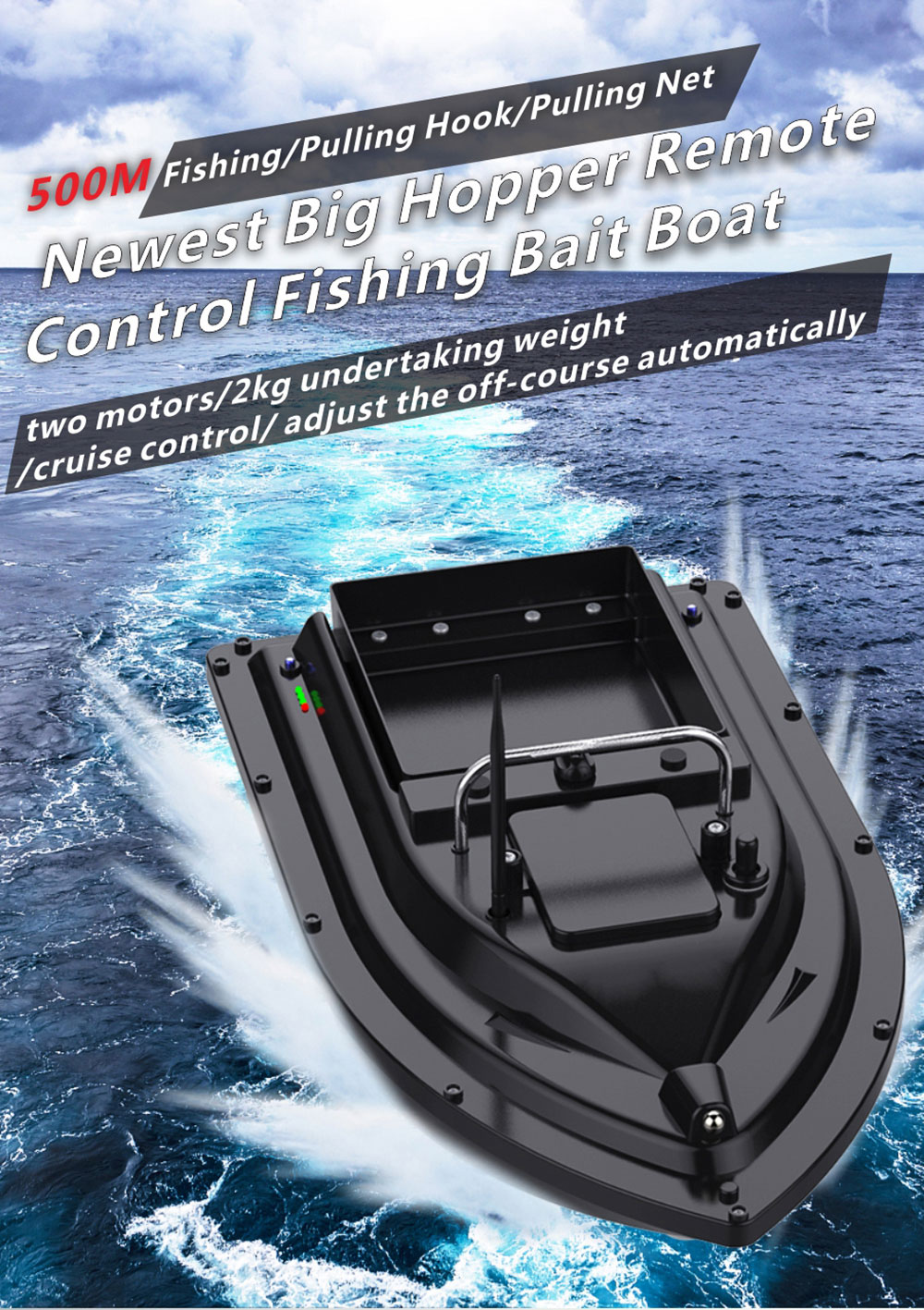 Bait Boat With GPS Positioning - Fishing Boat Gps recension och pris