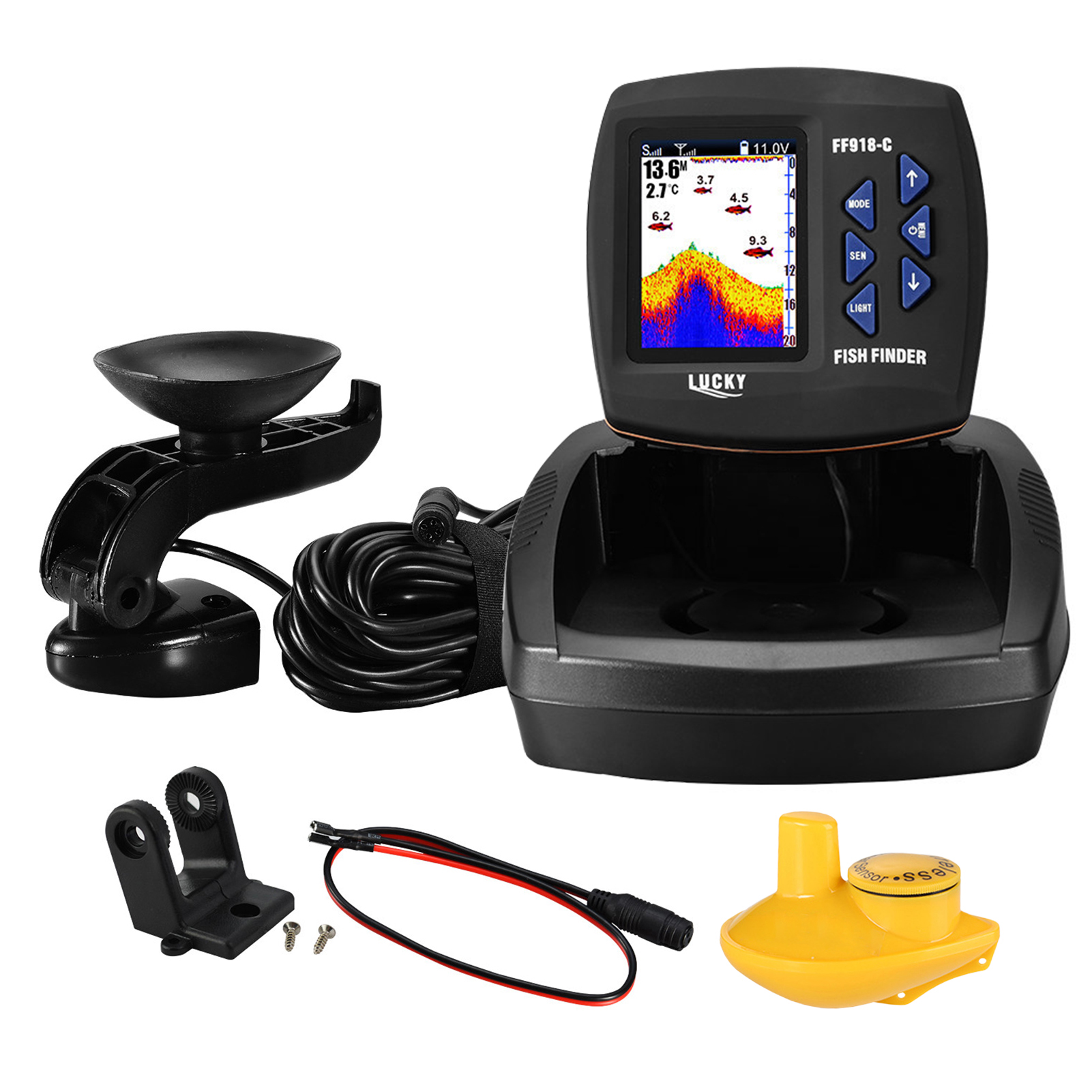 Portable Fish Finder Wireless  - Fishing Boat Depth Finder recension och pris