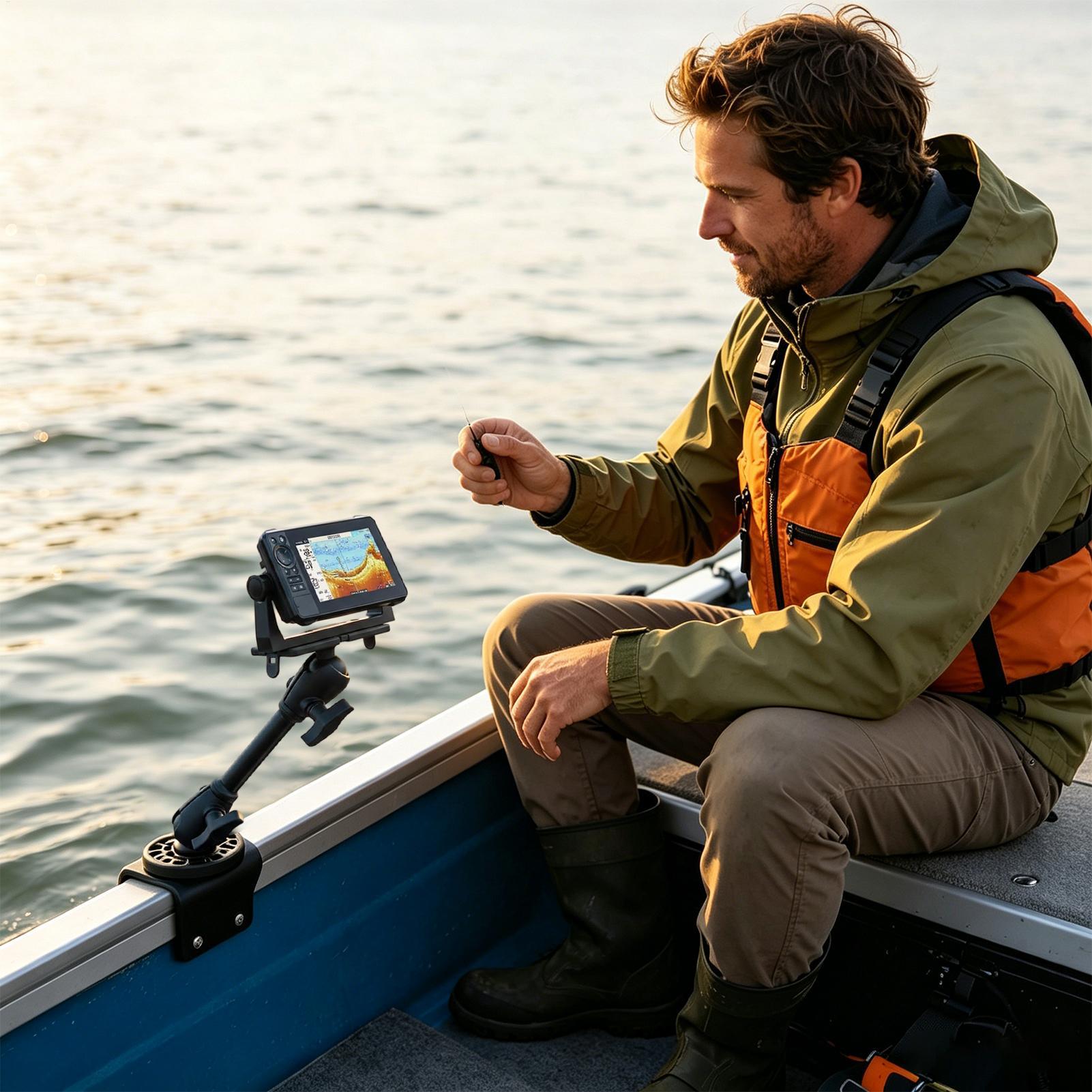 Fish Finder Transducer Mount 3 - Fishing Boat Depth Finder recension och pris