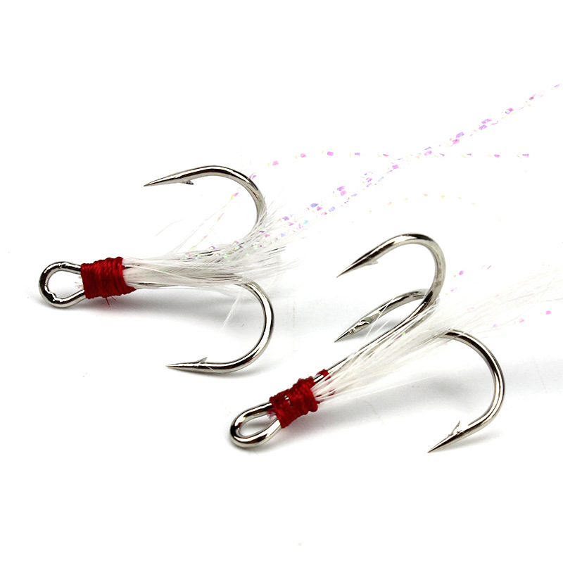5pcs 4#6#Tied hair three ancho - Fishing Boat Anchor recension och pris