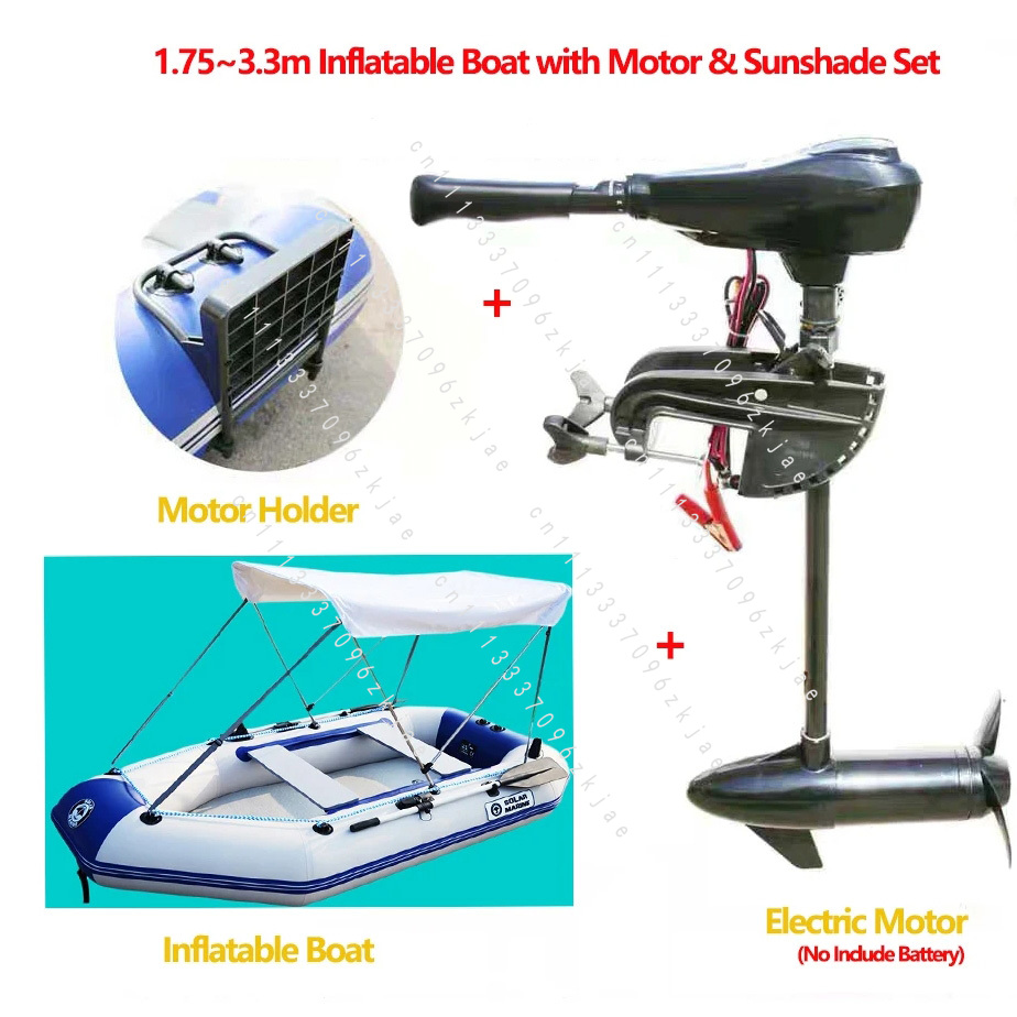 1.75~3.3m Inflatable Boat with - Fishing Boat Inflatable recension och pris