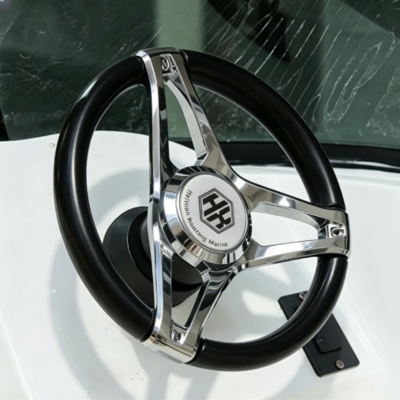 Marine Steering Wheel With Ass - Fishing Boat Trailer recension och pris