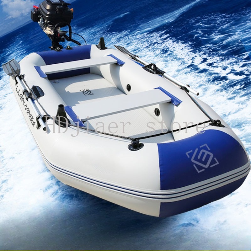 Inflatable Boat with Hard Bott - Fishing Boat Trailer recension och pris