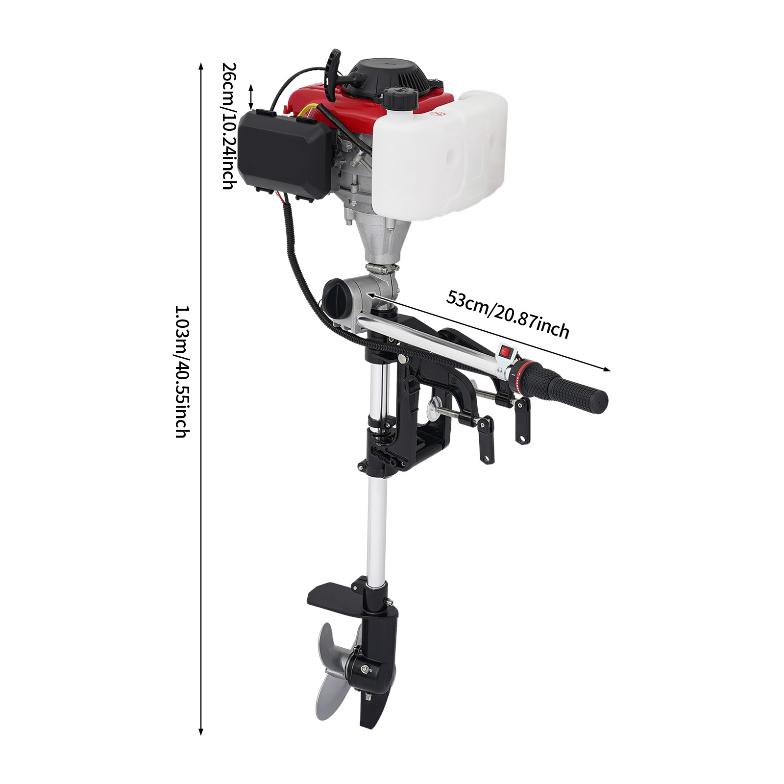 Air Cooled Gasoline Outboard M - Fishing Boat Outboard Motor recension och pris
