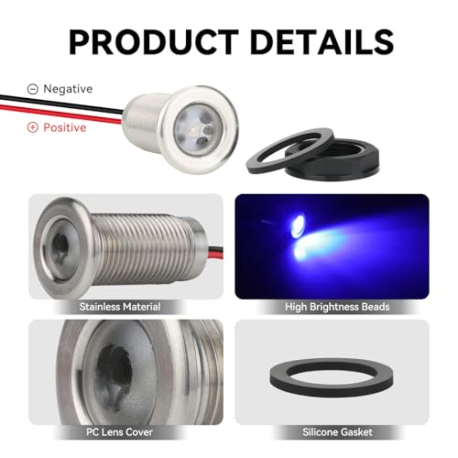 Boat Interior Lights Waterproo - Fishing Boat Navigation Light recension och pris