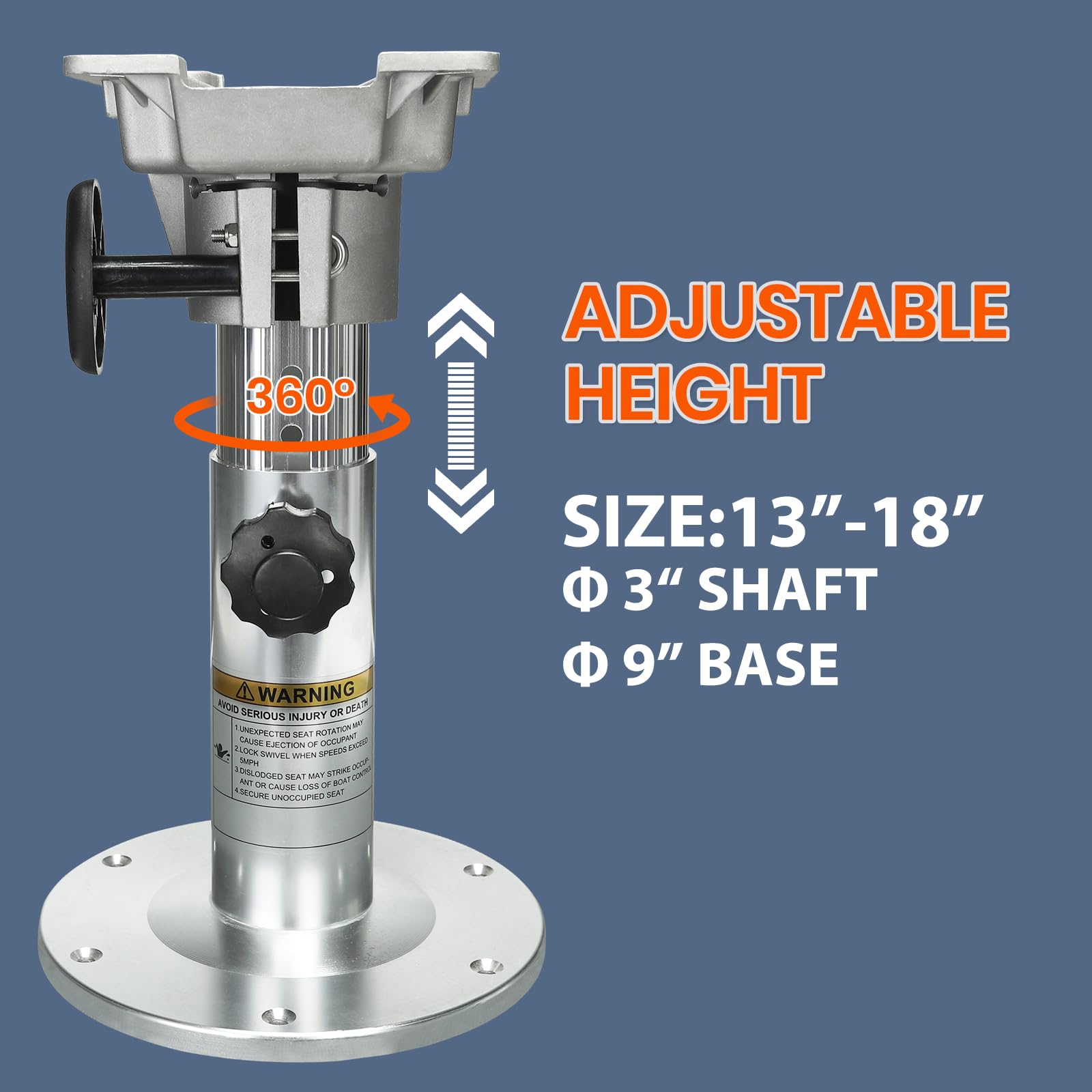 Adjustable Aluminum Boat Seat  - Fishing Boat Seat recension och pris